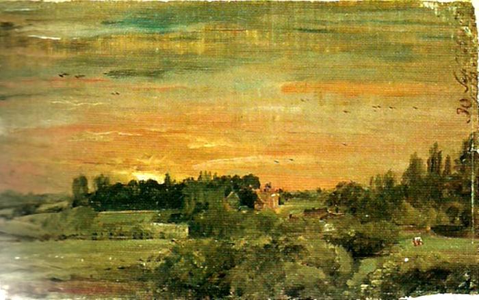 John Constable east bergholt rectory oil painting picture